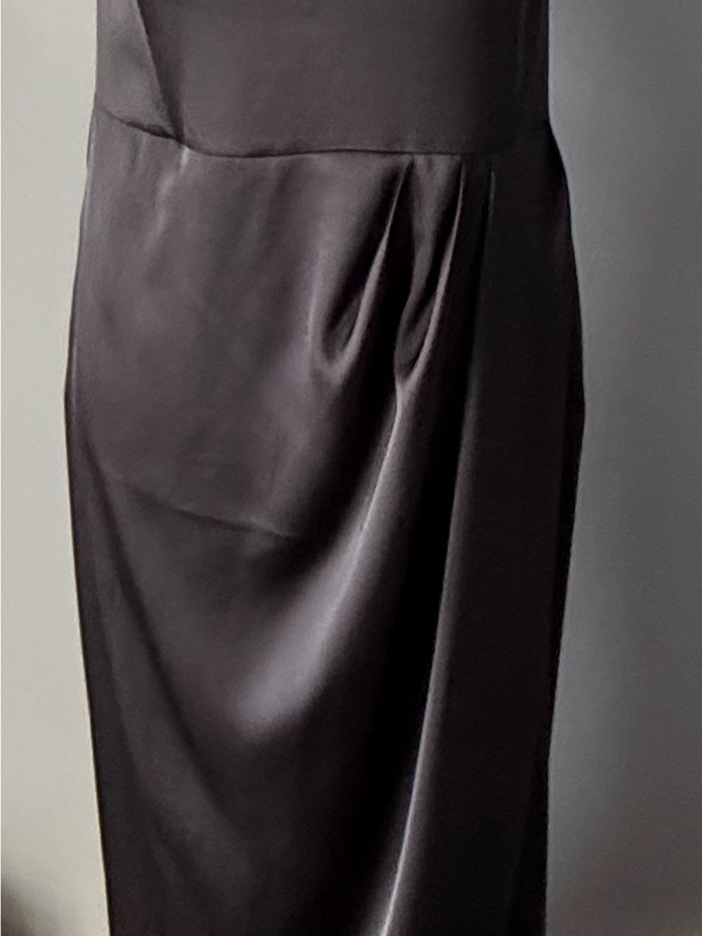 Express Black Satin Dress